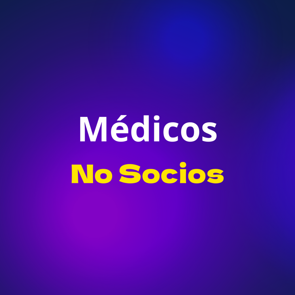 Médicos no socios