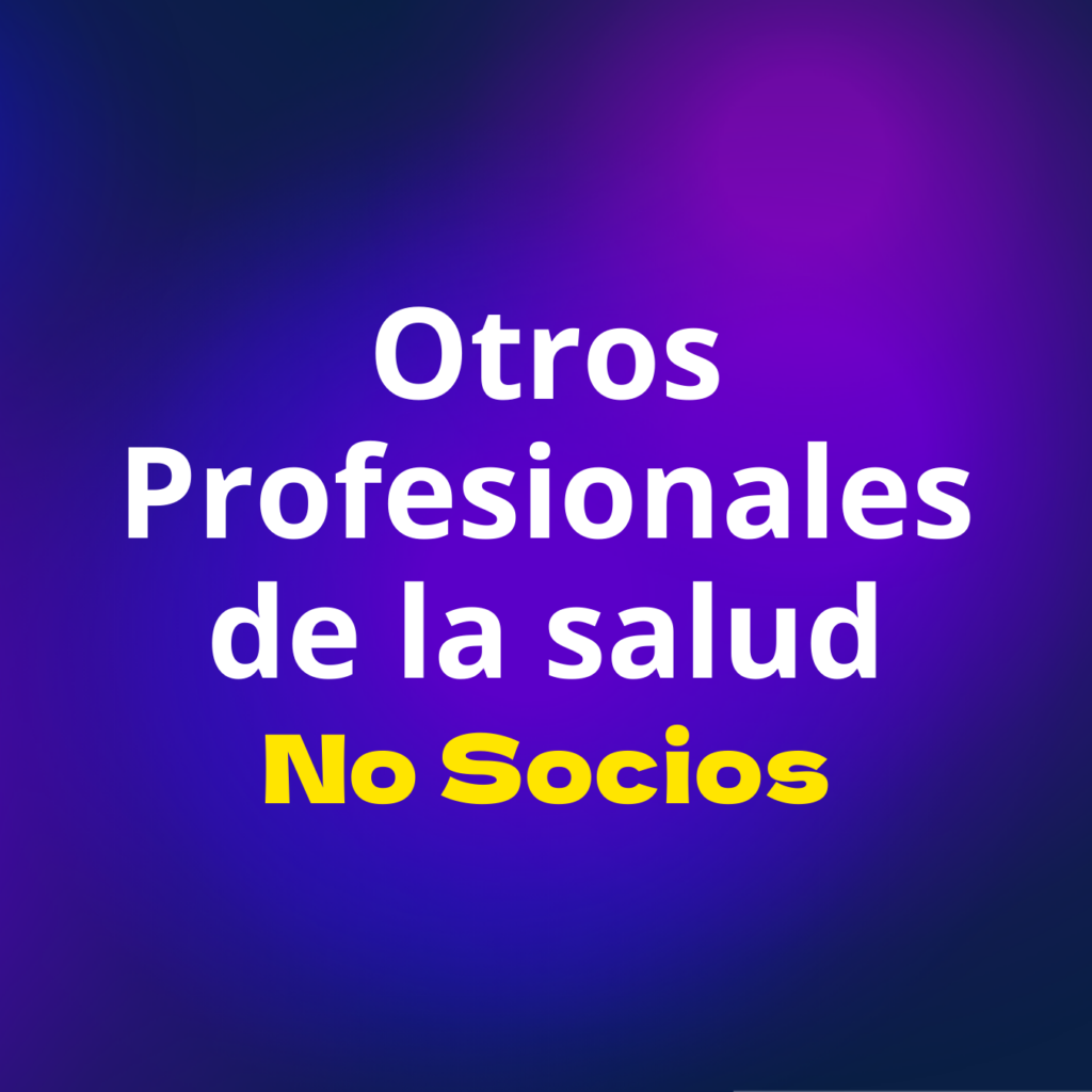 Otros profesionales de la salud no socios